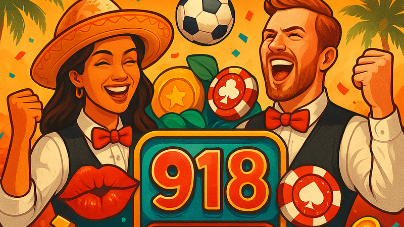 Interface do jogo de slot Beijo 918 com destaque para os símbolos de bônus